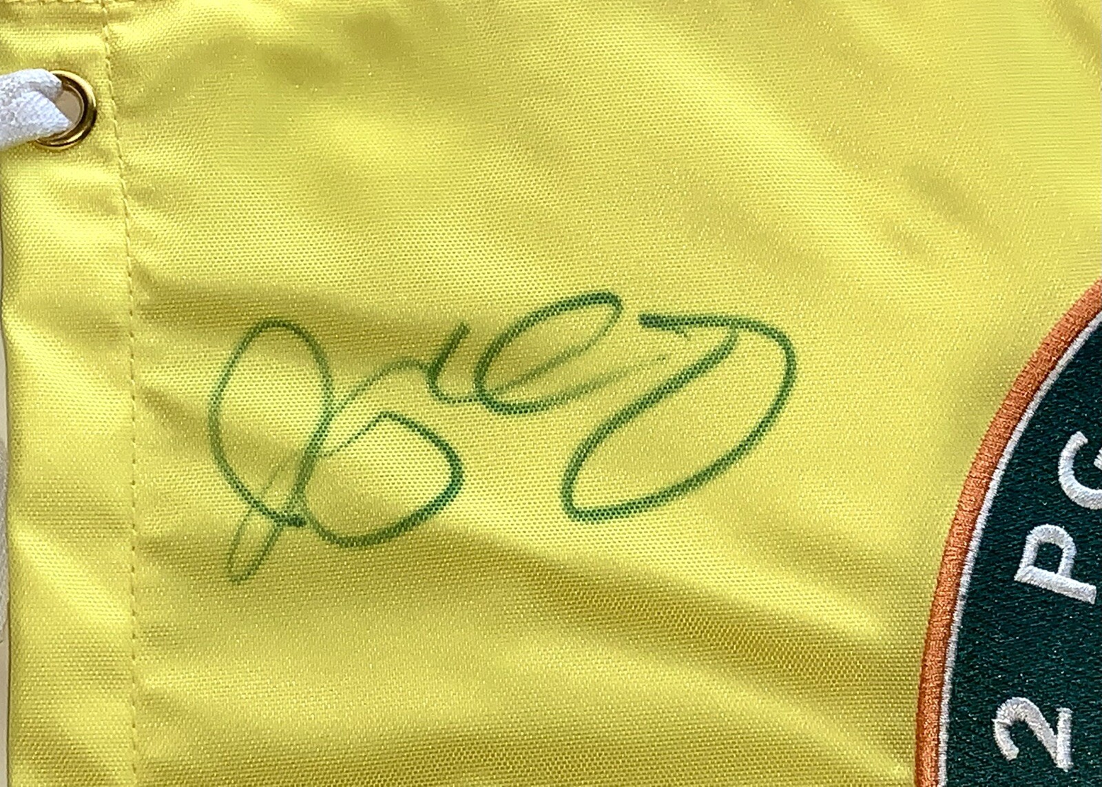 Rory Mcilroy signed 2012 Pga Championship Flag Kiawah golf pga psa dna loa view 10