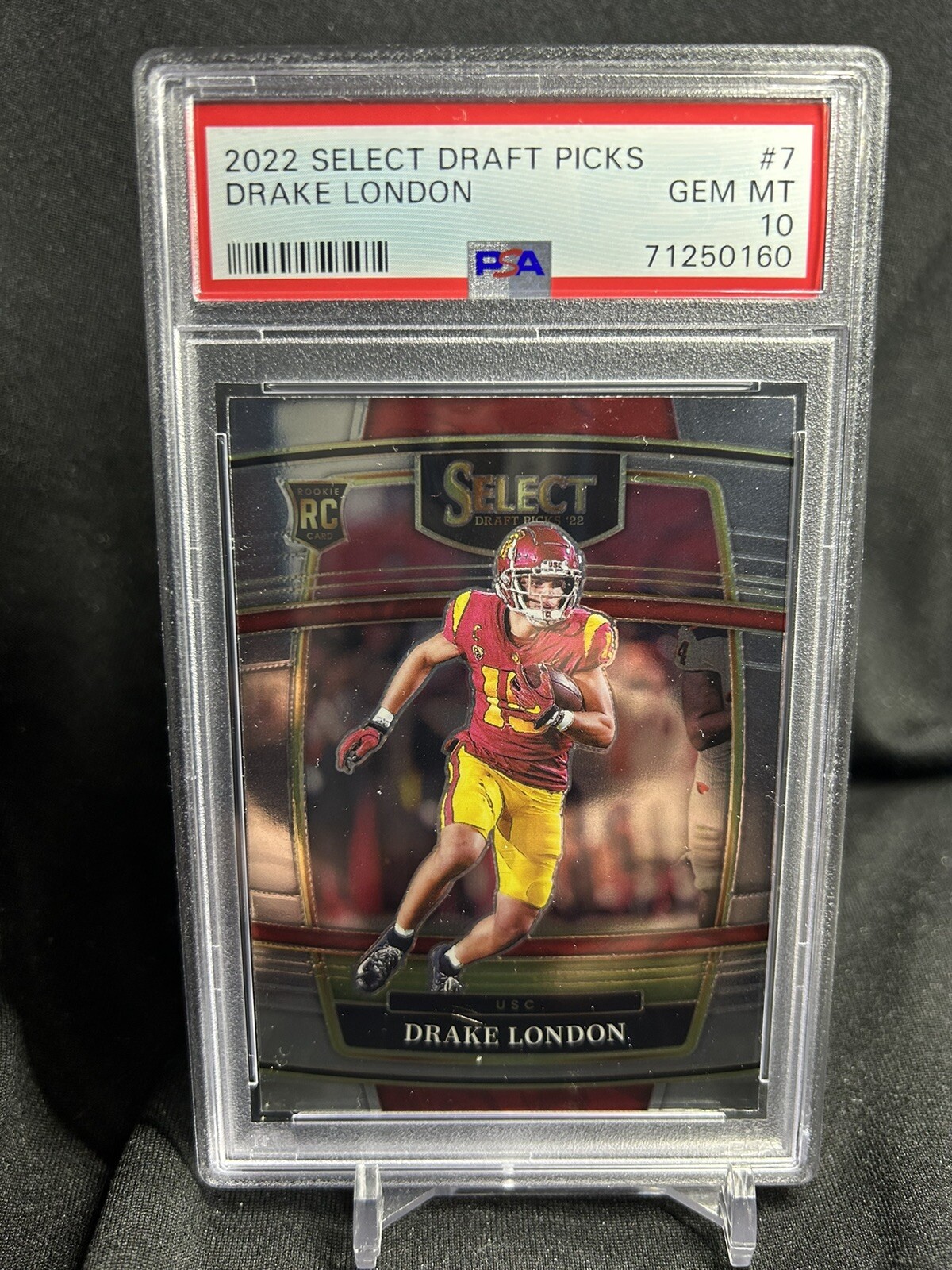 Drake London Panini Select Draft Picks #7 Base