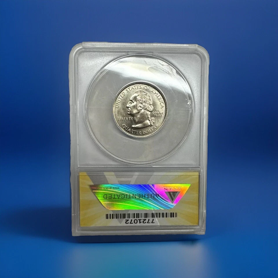 1999-D 25c MS67 New Jersey STATE QUARTER Anacs Graded Certified - Image 2 of 2