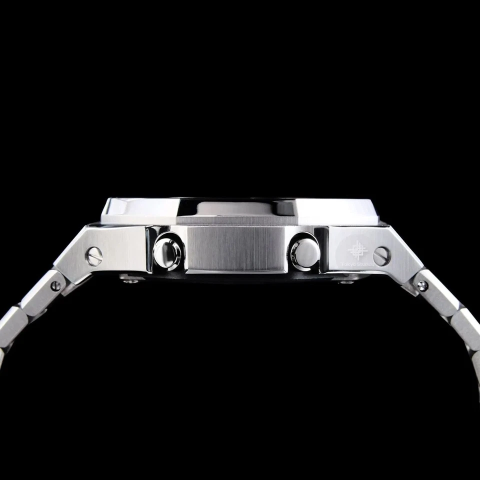 G-SHOCK Mod con Pulsera Plata Acero Inoxidable, Rojo Foto 2 de 3