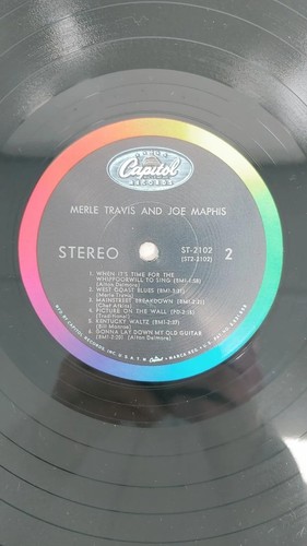 Merle Travis & Joe Maphis – Merle Travis & Joe Maphis Vinyl LP 33 RPM ST 2102 - Picture 9 of 10