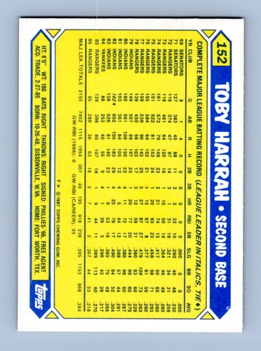 1987 Topps Tiffany Baseball #1-200 SIE WÄHLEN komplett Ihr Set - Bild 252 von 316