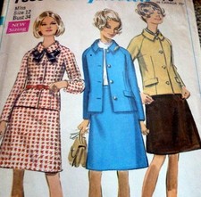 LOVELY VTG 1970s SUIT Sewing Pattern 12/34