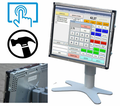 17'' 43cm TOUCHSCREEN MONITOR ELO1739L TYCO E575274 USB 1280x1024 FUSS OPEN FRAME