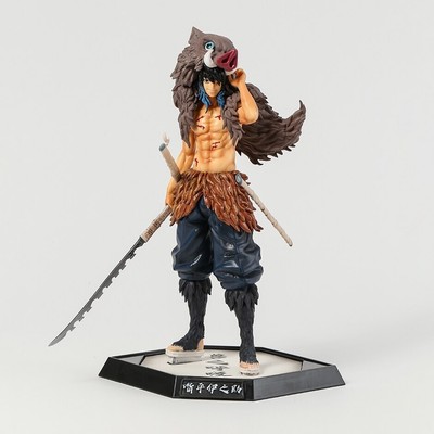 Figurine Action Demon Slayer Hashibira Inosuke - PVC 3.9 Pouces, Neuf