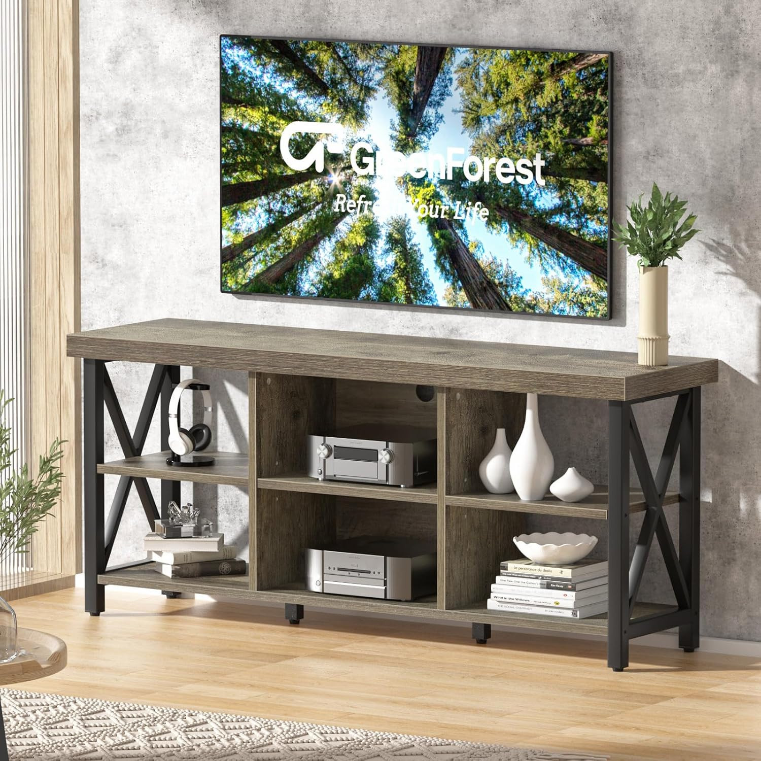 Set of Coffee Table and TV Stand