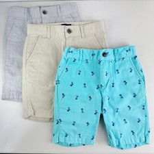 Children  s Place Little Boys Size 6 Chino Style Shorts Palm Trees Tropical