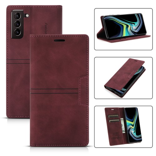 Flip Magnet PU Leder Wallet Handy Tasche SchutzHülle Bumper Cover Etui Case DE - Bild 21 von 31
