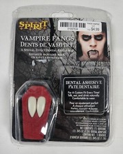 Spirit Halloween Vampire Fangs Costume EUC Pre-owned