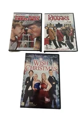 3 New Christmas Movie  DVDs the Kranks Dennis the Menace and Wish For Xmas