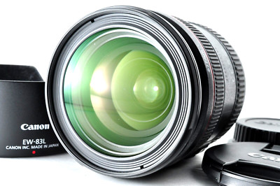 [Mint] Canon EF 24-70mm f/4 L IS USM Macro Lens w/Hood from Japan #2567