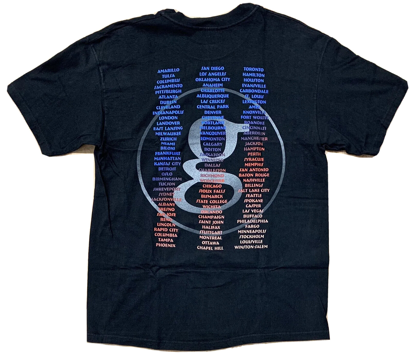 Band T-shirt Oasis 1998 World Tour USA Canada Navy T-Shirt