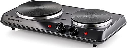 double burner electric cooker