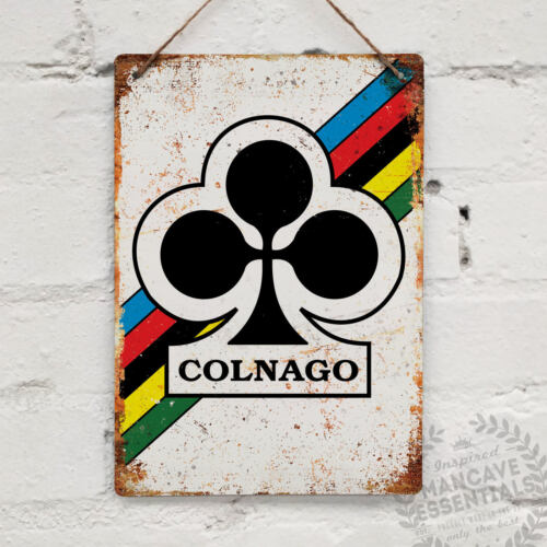 CLNGO WC Replica Vintage Metal Wall Sign Plaque Mancave Bike Cycle Retro Tour - Picture 1 of 3