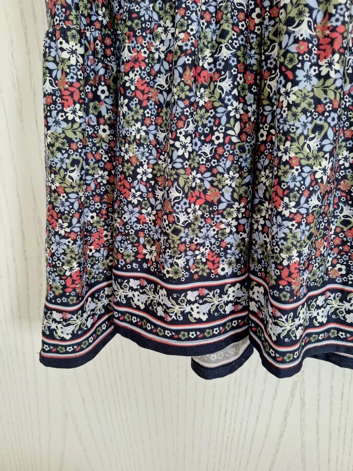 Damen-Kleid – lang, bunt millefleur, Marke: Max Studio, Gr. L - Bild 3 von 4