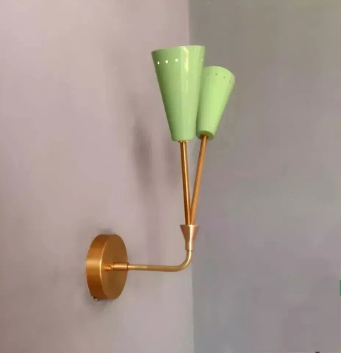 Plafonnier ou applique murale araignée en laiton de style milieu de siècle En vente sur