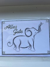 Grußkarte, Fadengrafik, Doppelklappkarte, Grußkarte  sticken mit Umschlag