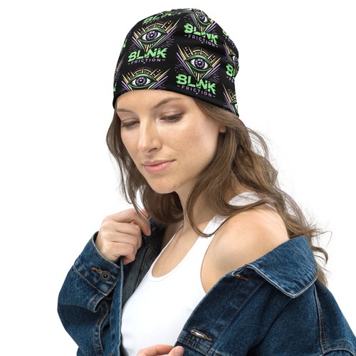 Beanie by Blink Friction Logo Black iServalan Collaboration - Picture 3 of 21