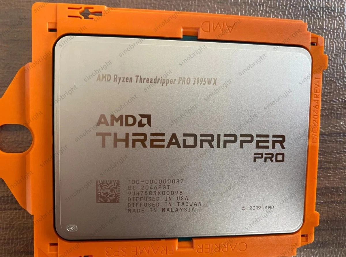 samtidig pakke valg AMD Ryzen Threadripper PRO 3995WX CPU 64 Cores Prozessoren 8 Memory  Channels | eBay