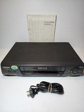 Panasonic NV-SD420 4 Head Long Play VCR Inc. Manual - Tested & Working
