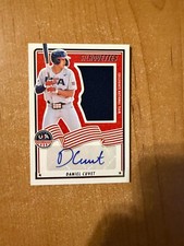 2025 Panini Stars & Stripes  Daniel Cuvet Collegiate Silhouettes Auto Relic /199