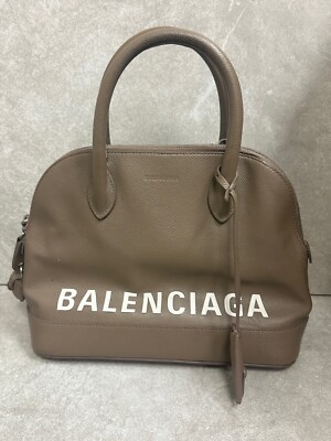 Balenciaga XXS Ville Darkish Grey Tote Bag