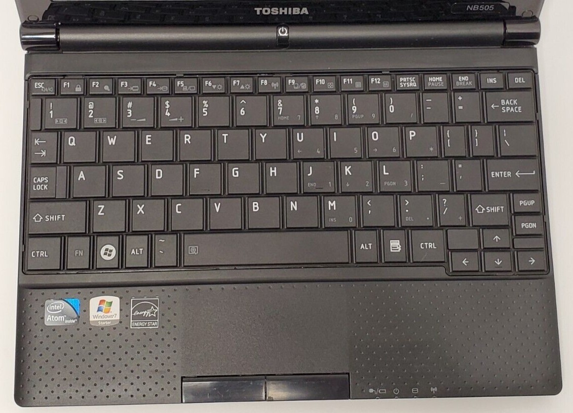 TOSHIBA NB505-N500BL Mini Laptop Intel Atom N455 1.66GHz 1GB TOSHIBA NB505-N500BL Mini Laptop Intel Atom N455 1.66GHz 1GB