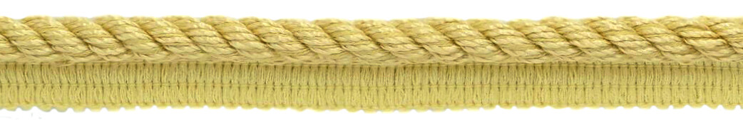 Rope Cord with Lip, Style# 0038S, Color# B7 - Light Gold [Sold By The Yard]