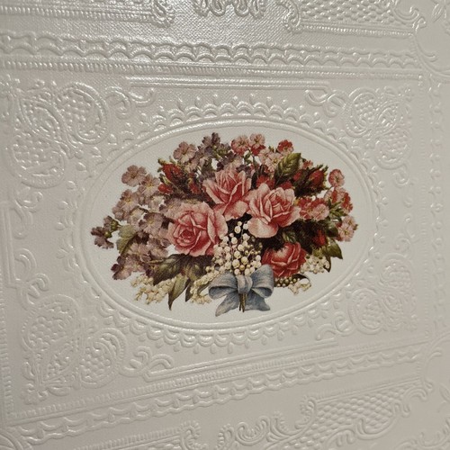 Hallmark Embossed Floral Roses Guest Book Binder - Picture 2 of 9