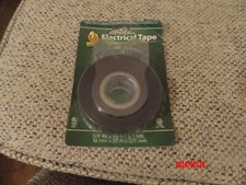 Duck Electrical Tape 0.75-Inch x 66-Feet, Single Roll 551117 - Black