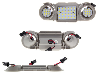 LETRONIX SMD LED Modul Innenraumbeleuchtung + Leseleuchten Hinten Volkswagen