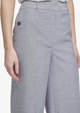 tommy hilfiger pants women's 16 blue wide leg cropped