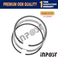 D722 Z482 Piston Rings Set for Kubota Engine Oversize 0.50mm