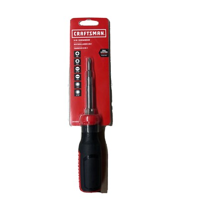 6-in-1 Phillips/Slotted Craftsman CMHT68000 6 Pc. Multi-Bit