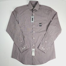    60 Unlisted by Kenneth Cole Men's Dress Shirt Slim Fit 14-14.5 sleeve 32/33  