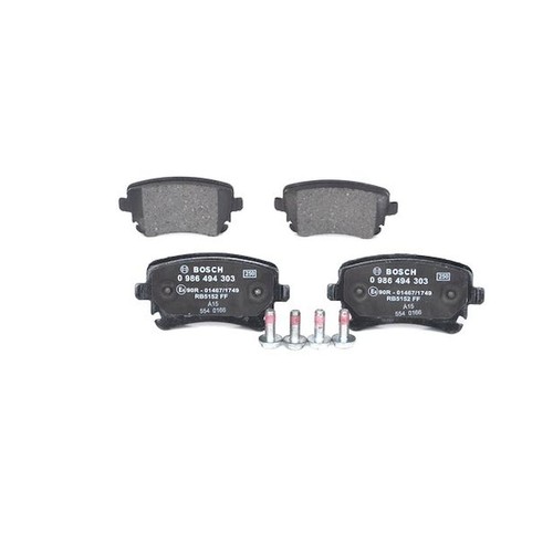 For Audi A4 B7 S4 Quattro Genuine Bosch Rear Brake Disc Pads Set eBay