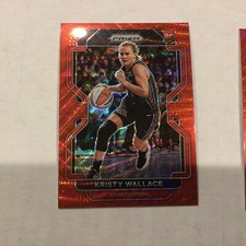 2022 Panini Prizm WNBA Ruby wave #71 Kristy Wallace - Atlanta Dream RC