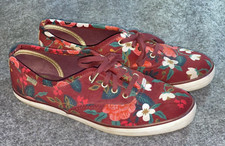 Keds Shoes Rifle Paper Co Anchor Fabric Low Top Sneakers 7.5 Blossoms Floral