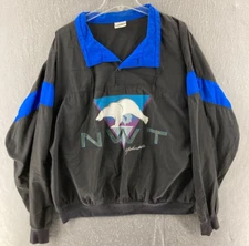 Vintage Kustom Windbreaker Mens XL Polar Bear 90s Color Block Yellowstone