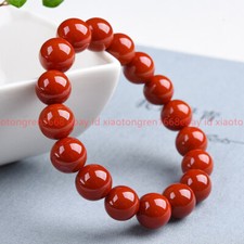 Pretty Fine 8/10/12/14mm Red Coral Gemstone Round Beads Stretch Bracelet 7.5in