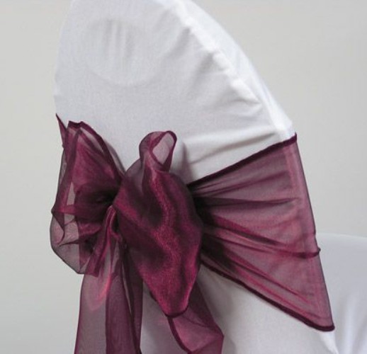 Cover Sash Bow Sashes Wedding Banquet Decor Free Ship