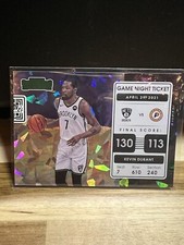 Kevin Durant 22’ Contenders Game Night Ticket Cracked Ice #13 (#14/25) - Nets