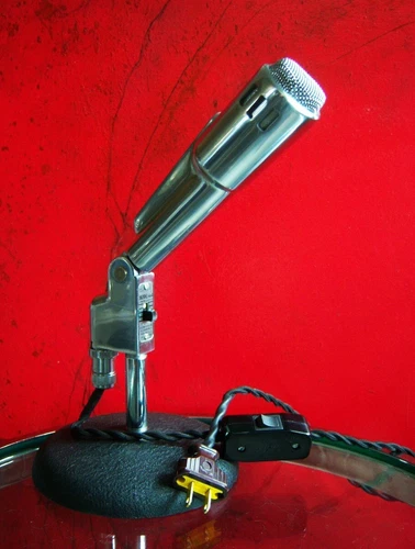 Vintage 1950's Electro Voice 664 dynamic microphone custom LED lamp midcentury