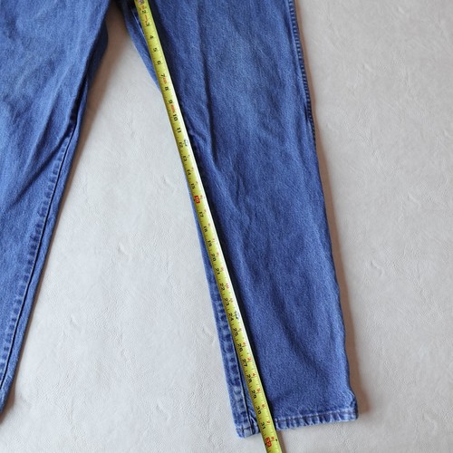 Wrangler Jeans Regular Fit Blue Denim American Cowboy Size 34 x 31 - Picture 9 of 11