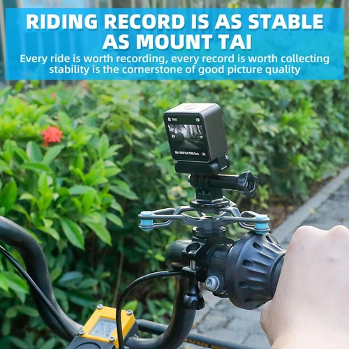 Bicycle Shock Absorber Mount Bracket Universal Bike Holder For Insta360 Camera - Picture 17 of 17