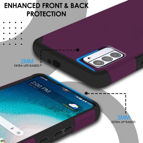 Für Nokia G310 5G Handy Hülle Halterung Freundlich Dual Layer Hartschale + Hartglas - Bild 31 von 49