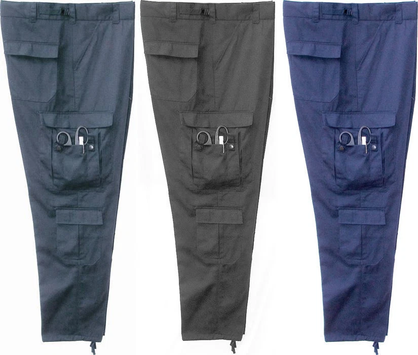 SALE!! Mens EMS EMT Pants Medic 9Pkt Uniform Black Navy ROTHCO 7801 7821 7823 - Image 2 of 4