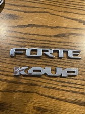 Free Shipping Oem 08 09 10 11 12 Kia Forte Koup Coupe Rear Emblem Badge Set