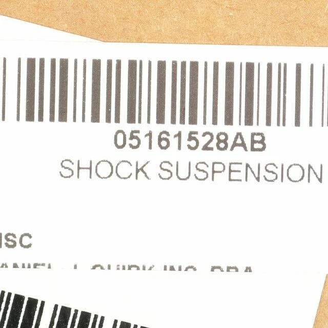 Genuine Mopar 2005-2006 Chrysler Crossfire Suspension Shock Absorber 5161528AB - Image 3 of 4