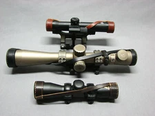 CUSTOM MADE RIFLE SCOPE LEATHER COVERS